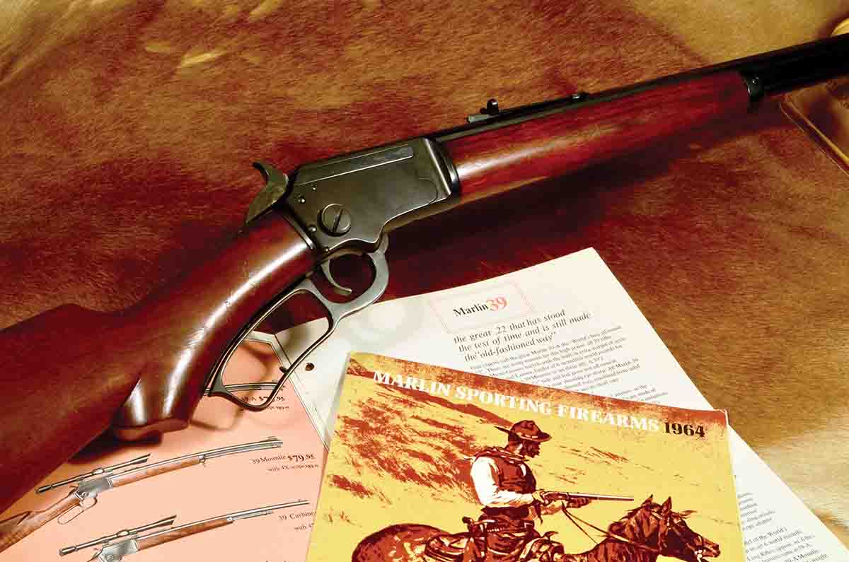 The Marlin Model 39 has always been made from the finest materials available – the same steel forgings and American  walnut Marlin used for its big-game rifles.